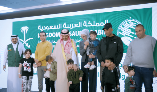 جانب من إطلاق مبادرة المشروع الإنساني النوعي لزراعة القوقعة للأطفال الفلسطينيين فاقدي السمع - عمّان | المصدر: مستشفى الاستقلال