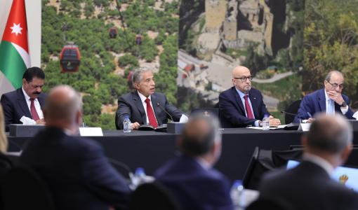 من جلسة مجلس الوزراء في عجلون 22/4/2025 | المصدر: رئاسة الوزراء