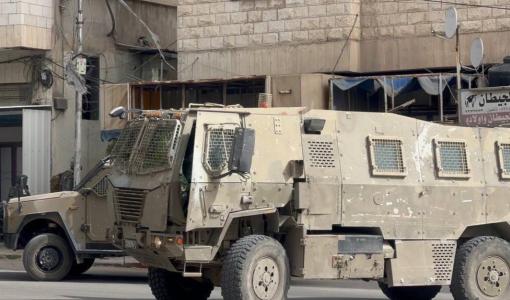 من اقتحام المنطقة الشرقية بالقرب من بلاطة البلد شرق نابلس 18/5/2025 | المصدر: فلسطين بوست