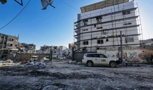 مستشفى كمال عدوان في بيت لاهيا في شمال قطاع غزة 28/10/2024 | المصدر: وكالة الأنباء الفرنسية