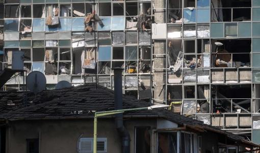 مبنى متضرر عقب ضربة إيرانية على رمات غان في &quot;إسرائيل&quot; 19/6/2025 | المصدر : رويترز