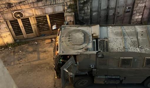 من اقتحام قوات الاحتلال لمحيط البلدة القديمة في نابلس 11/6/2025 | المصدر: فلسطين بوست