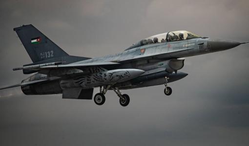 مقاتلات من طراز إف-16 تابعة لسلاح الجو الملكي الأردني مقاتلات من طراز إف-16 تابعة لسلاح الجو الملكي الأردني