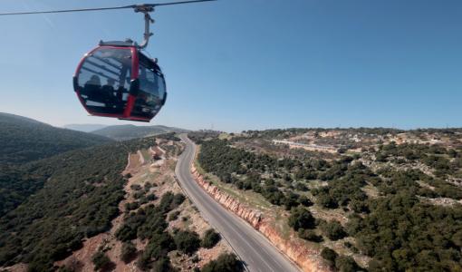 مشهد عام لموقع تلفريك عجلون | المصدر: المملكة