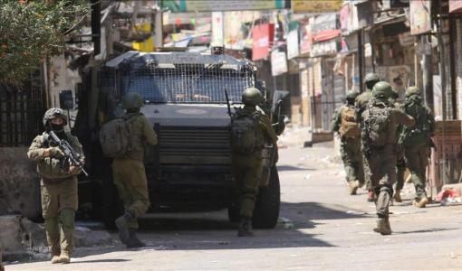 عدد من جنود الاحتلال خلال أحد الاقتحامات في الضفة | المصدر: الأناضول