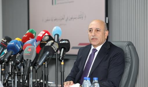 امين عام الهيئة الخيرية الهاشمية حسين الشبلي خلال منتدى التواصل الحكومي 5/8/2025 | المصدر: وزارة الاتصال الحكومي