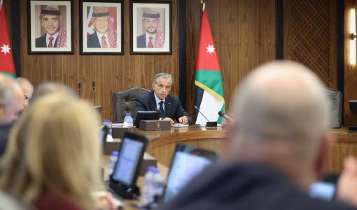 رئيس الوزراء جعفر حسان في جلسة مجلس الوزراء 27/8/2025 | المصدر: رئاسة الوزراء