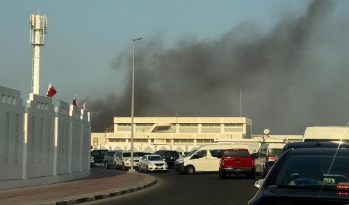 دخان يتصاعد بعد سماع عدة انفجارات في الدوحة 9/9/2025 | رويترز