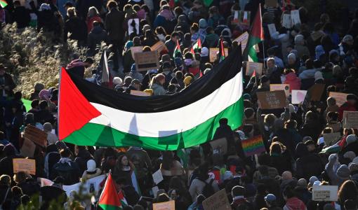 مظاهرة مؤيدة لفلسطين في بلجيكا مظاهرة مؤيدة لفلسطين في بلجيكا | المصدر: وكالة الأنباء الفرنسية