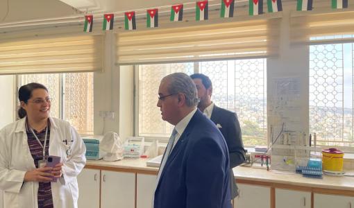 وزير الصحة الدكتور إبراهيم البدور وزير الصحة الدكتور إبراهيم البدور خلال زيارة للمركز الوطني للصحة النفسية 2/9/2025 | المصدر: وزارة الصحة