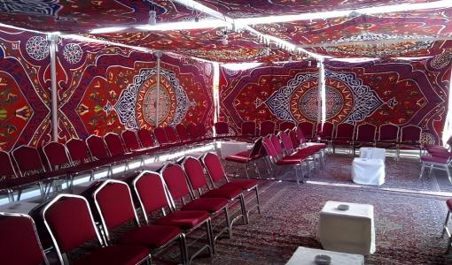 إحدى خيمات المناسبات | تعبيرية