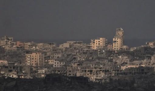 آثار الدمار في مدينة غزة 9/10/2025 | أسوشييتد برس