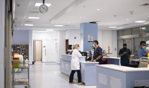 من وحدة العناية الحثيثة في مستشفى البشير من وحدة العناية الحثيثة في مستشفى البشير | حبر