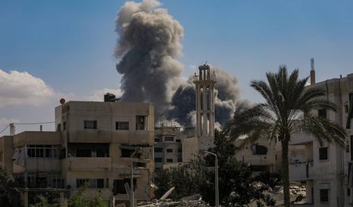 قصف في مدينة غزة 7/10/2025 | الوكالة الأوروبية للصور الصحفية