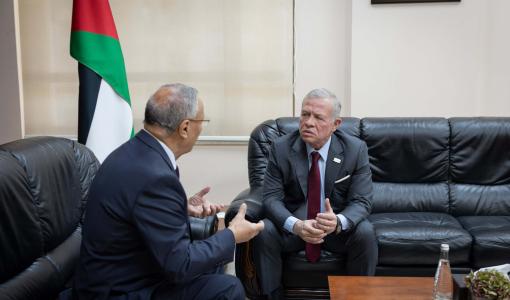 الملك عبدالله الثاني خلال زيارته للمجلس القضائي الأردني 3/11/2025 | الديوان الملكي الهاشمي