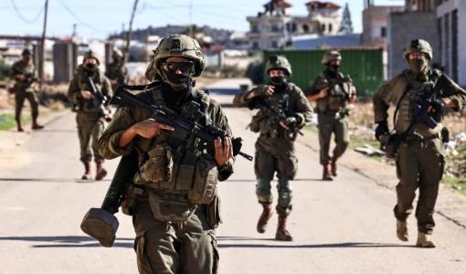 جنود الاحتلال خلال انتشار بشوارع طوباس قبل أيام | وكالة الأنباء الفرنسية