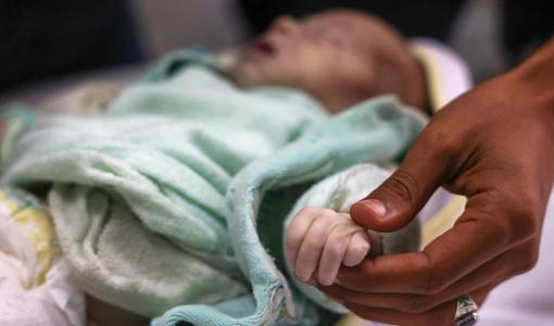 رضيع غزي توفي من البرد القارس | أرشيفية