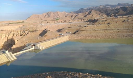 سد ابن حماد في الكرك بعد امتلائه بمياه الأمطار 30/12/2025 | وزارة المياه والري