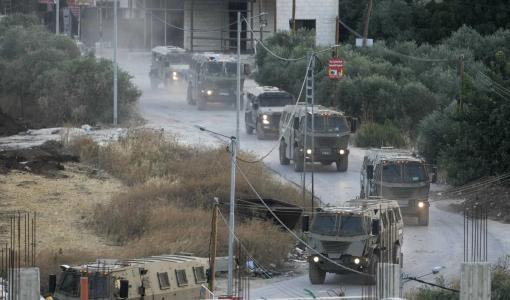 آليات الاحتلال خلال اقتحام سابق في الضفة الغربية | وكالة الأنباء الفلسطينية