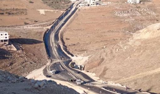 أعمال إعادة تعبيد الطريق البديل لمدخل السلط | بلدية السلط