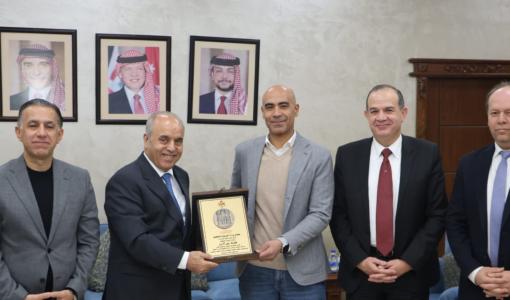 جانب من توقيع اتفاقية بين وزارتي التربية والاقتصاد الرقمي وشركة زين لإنشاء شبكة اتصالات لاسلكية في 1500 مدرسة حكومية jpg 25/1/2026 | بترا