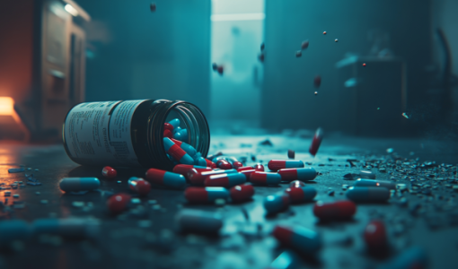 صورة مولدة بالذكاء الاصطناعي لعقاقير على الأرض | freepik
