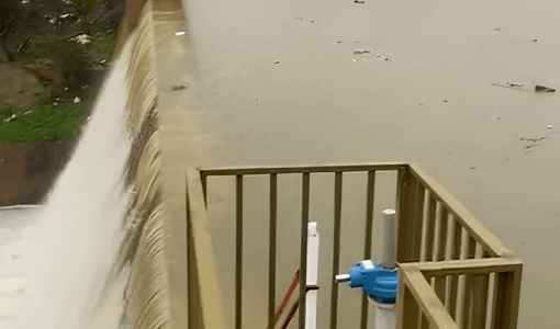 فيضان سد البويضة 13/1/2026 | سلطة وادي الأردن