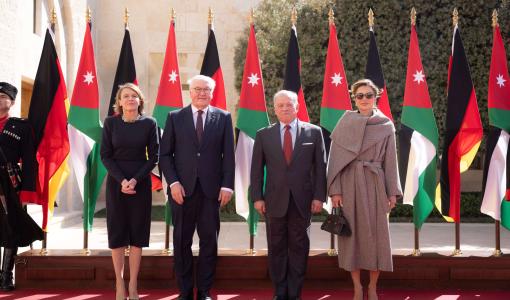 الملك عبدالله الثاني والرئيس الألماني فرانك فالتر شتاينماير، عمان 18/2/2026 | الديوان الملكي الهاشمي