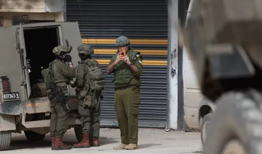 جنود الاحتلال خلال اقتحام غرب جنين في الضفة الغربية | الوكالة الأوروبية للصور الصحفية