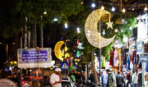 زينة رمضان في شوارع وسط البلد رمضان 2026