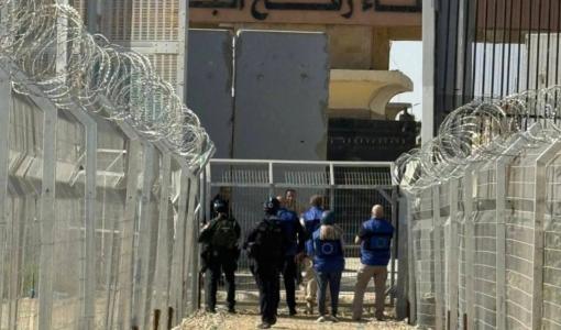 معبر رفح بعد سيطرة الاحتلال عليه ووضع تقنيات مراقبة وتفتيش | مواقع التواصل