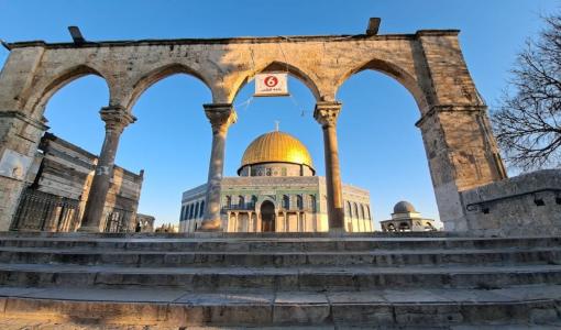 من ساحات المسجد الأقصى وهي فارغة بعد منع الاحتلال الدخول إلى المسجد 3/3/2026 | فلسطين بوست