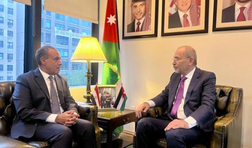 وزير الخارجية أيمن الصفدي ونظيره المصري بدر عبد العاطي | أرشيفية