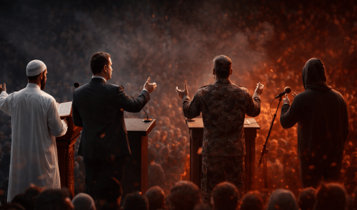 أشخاص بتوجهات مختلفة | تعبيرية ذكاء اصطناعي