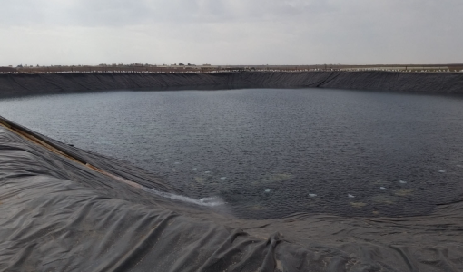 إحدى البرك الزراعية