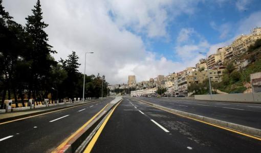 شارع فارغ في عمان | فرانس برس