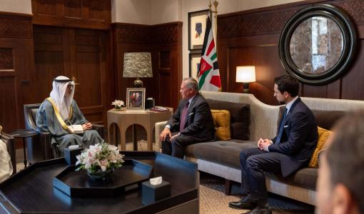 لقاء الملك عبد الله مع وزير الخارجية الكويتي في قصر الحسينية 26/4/2026 | الديوان الملكي الهاشمي