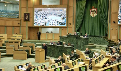 مجلس الأعيان خلال مناقشته مشروع قانون عقود التأمين 6/4/2026 | مجلس الأعيان