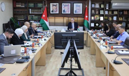 وزير العدل بسام التلهوني خلال ترؤسه اجتماع اللجنة التوجيهية لصياغة مسودة الخطة الوطنية الشاملة لحقوق الإنسان 20/5/2026 | وزارة العدل