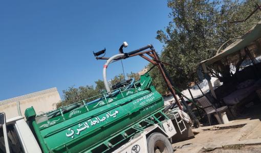 صهريج تم ضبطه معبأ بمياه غير صالحة للشرب في منطقة بشرى بمحافظة إربد | وزارة المياه والري