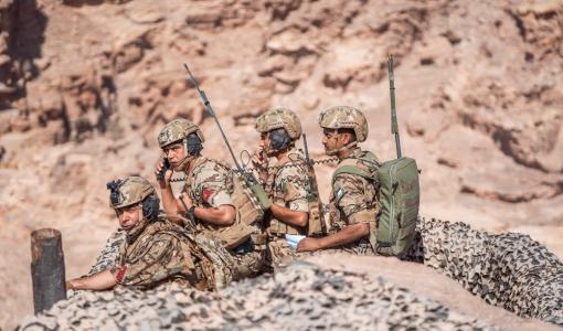 جنود من القوات المسلحة الأردنية / الجيش العربي