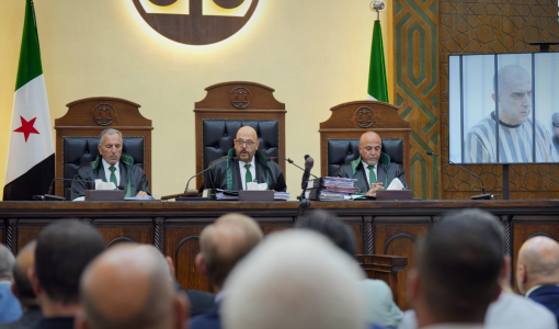جانب من جلسة النطق بالحكم في محكمة الجنايات السورية بدمشق 11/8/2026 | وكالة الأنباء السورية