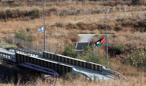 من المنطقة الحدودية بين الأردن والأراضي الفلسطينية المحتلة