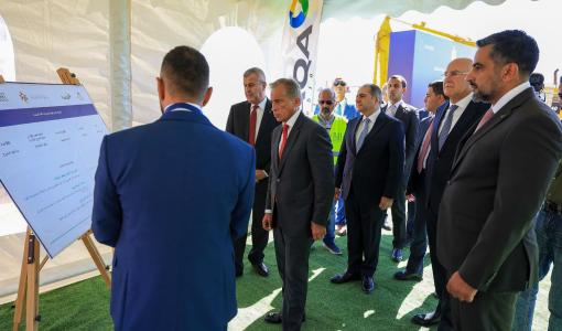 جانب من وضع حجر الأساس لمشروع إيصال الغاز الطبيعي لمدينة الروضة الصناعية التابعة لمنطقة معان التنموية 20/9/2026 | رئاسة الوزراء