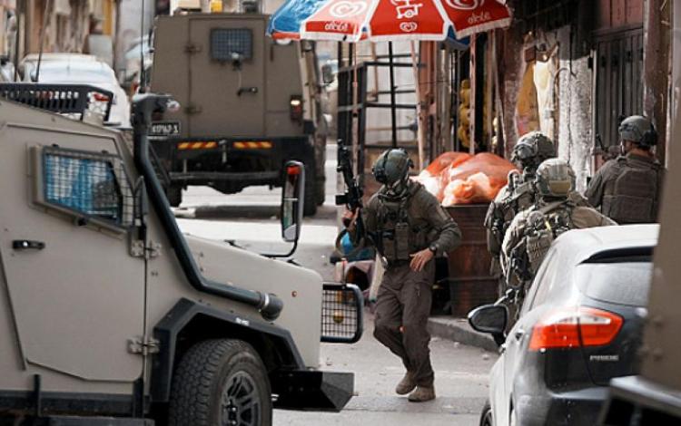 آليات الاحتلال خلال اقتحام سابق في الضفة