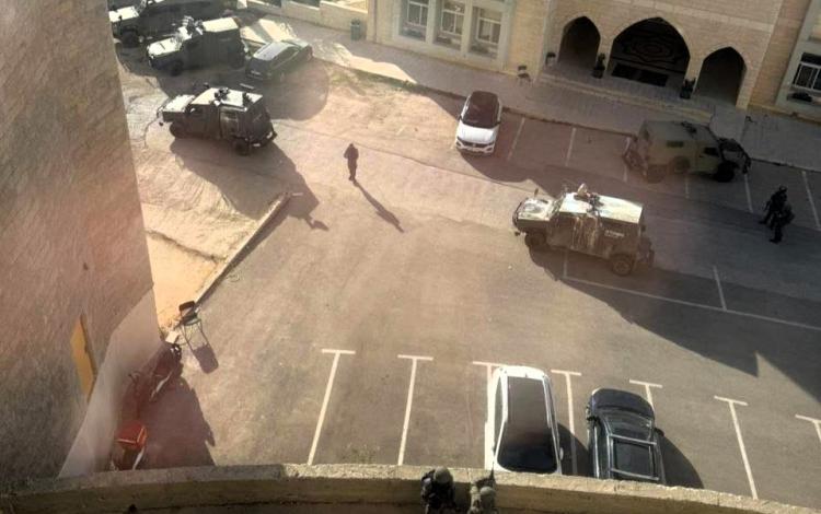 جانب من اقتحام الاحتلال لحرم جامعة القدس