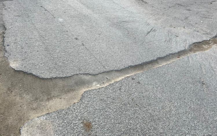 حفريات على شارع رئيسي