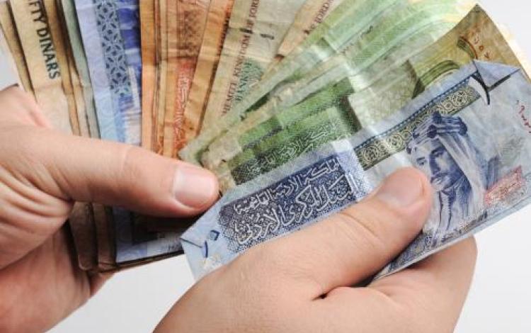 دنانير أردنية