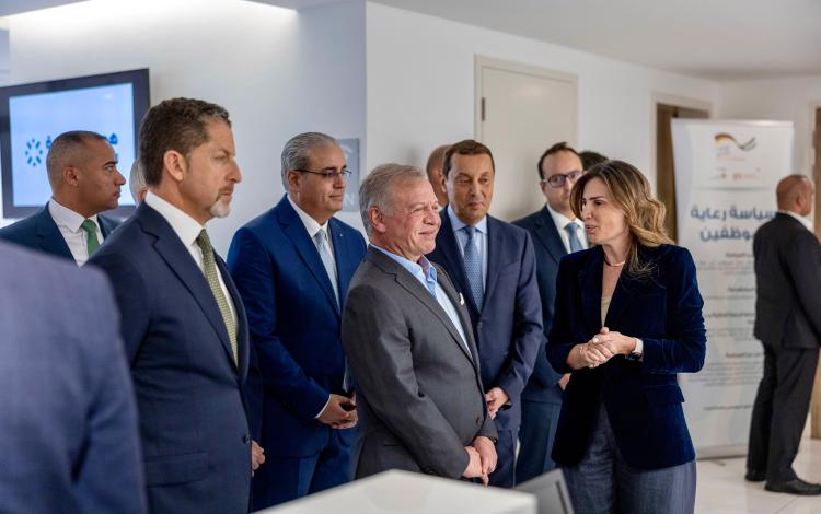 من زيارة الملك عبدالله الثاني لمركز سميح دروزة 3/12/2025 | المصدر: الديوان الملكي