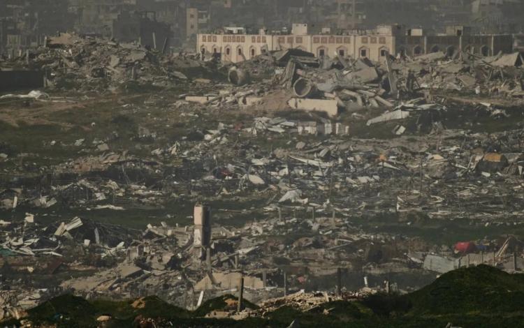 جانب من الدمار  جراء حرب الإبادة الإسرائيلية على قطاع غزة | أسوشييتد برس